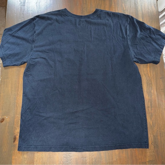 Carhartt Shirt Mens XL Faded Navy Blue Original Fit Crewneck Short Sleeve Pocket - Picture 7 of 7